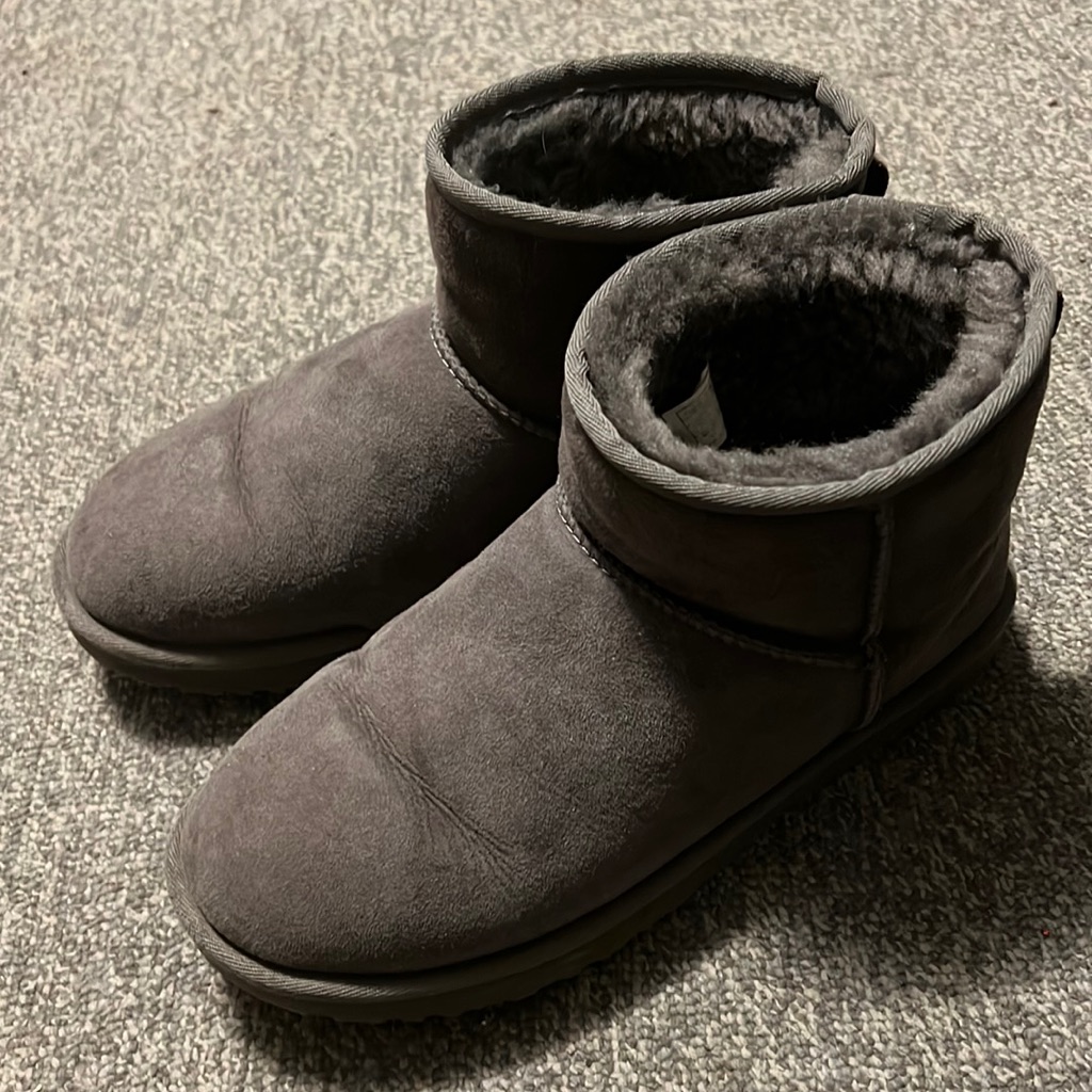 Gray Mini Ugg Boots